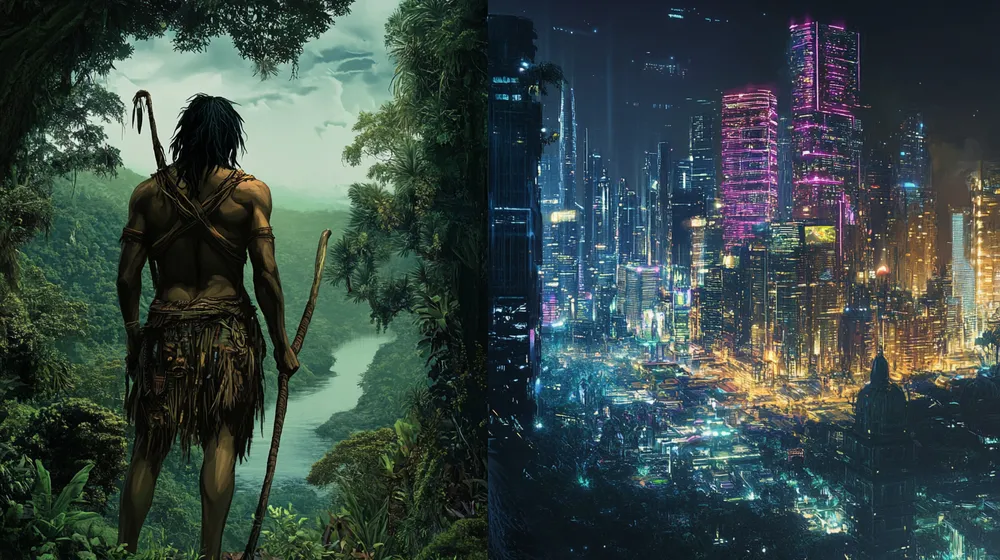 From Stone Age to AGI: Humanity’s Double Life in 2025